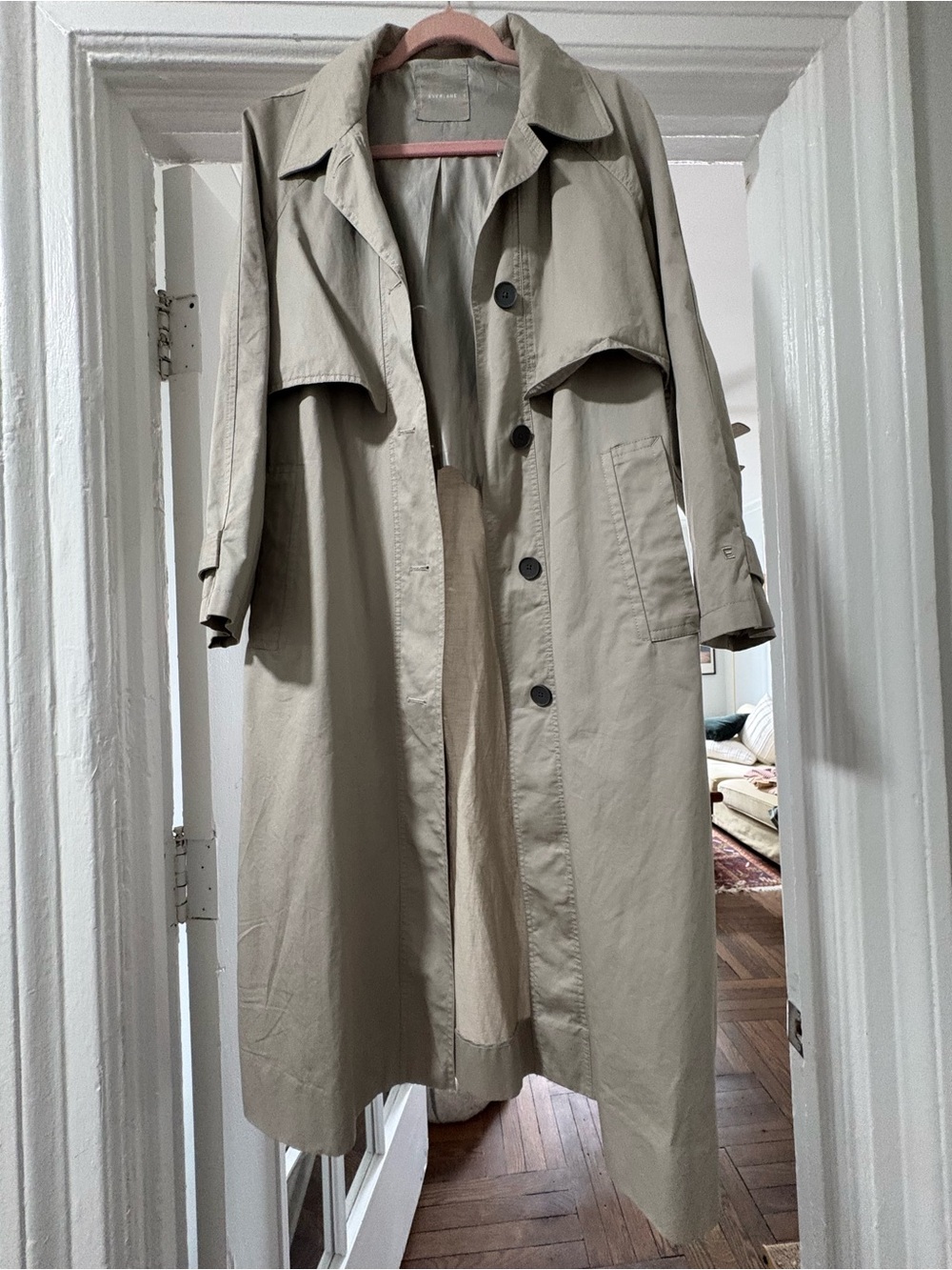 Everlane Trench Coat - Lightweight Longline Jacket